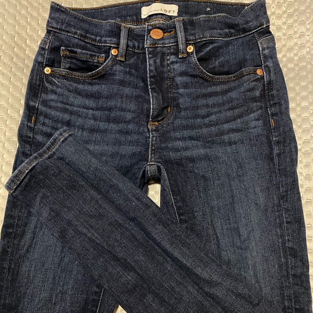 Dark Skinny Jeans Cropped